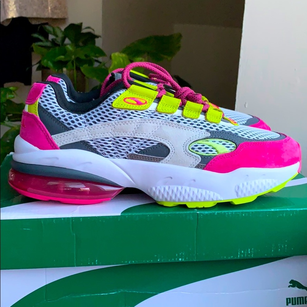 PUMA Cell Venom Fresh White-Fuchsia Purple MEN 11